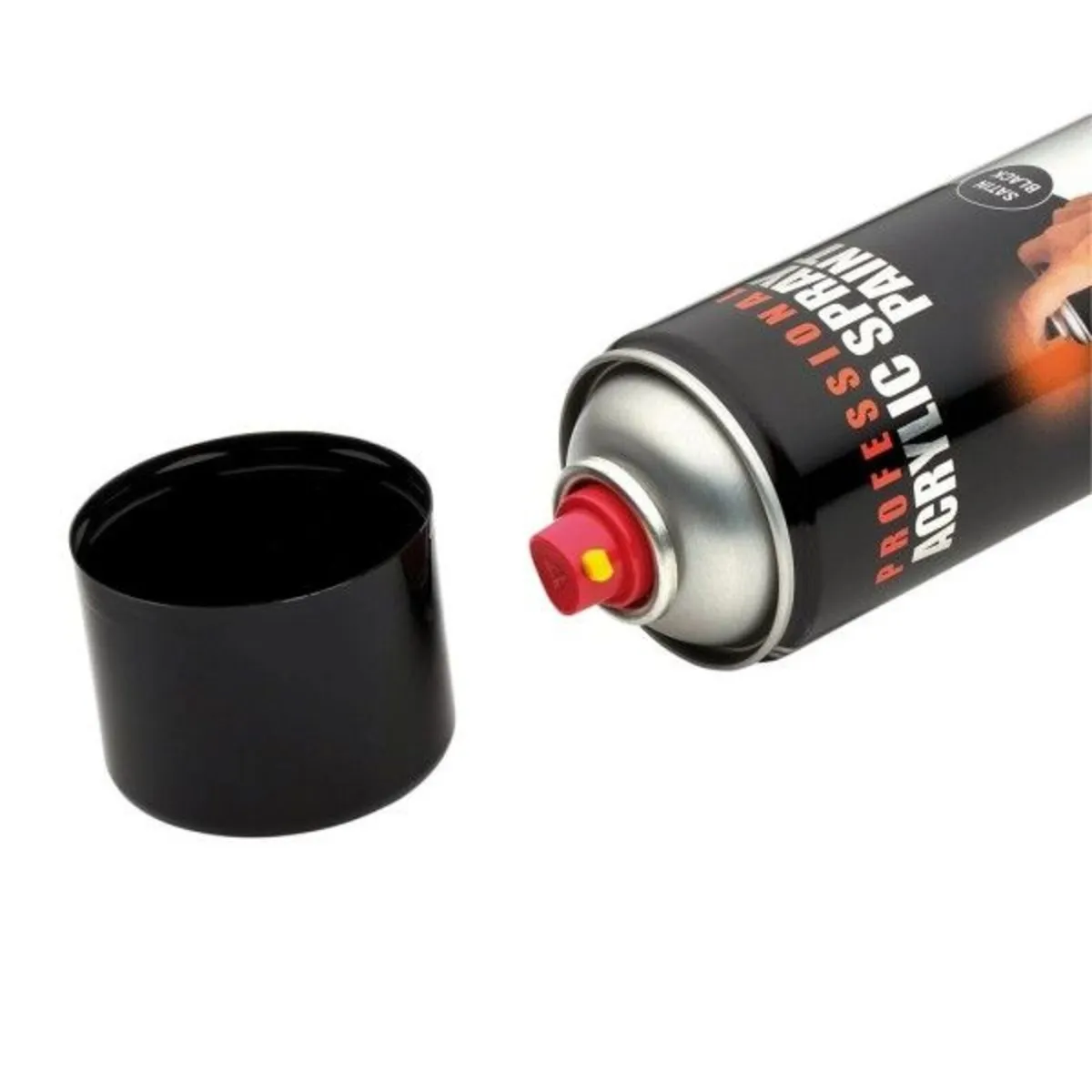 Satin Spray Paint, 400ml, Black (18013) - BOX 12 - Image 3