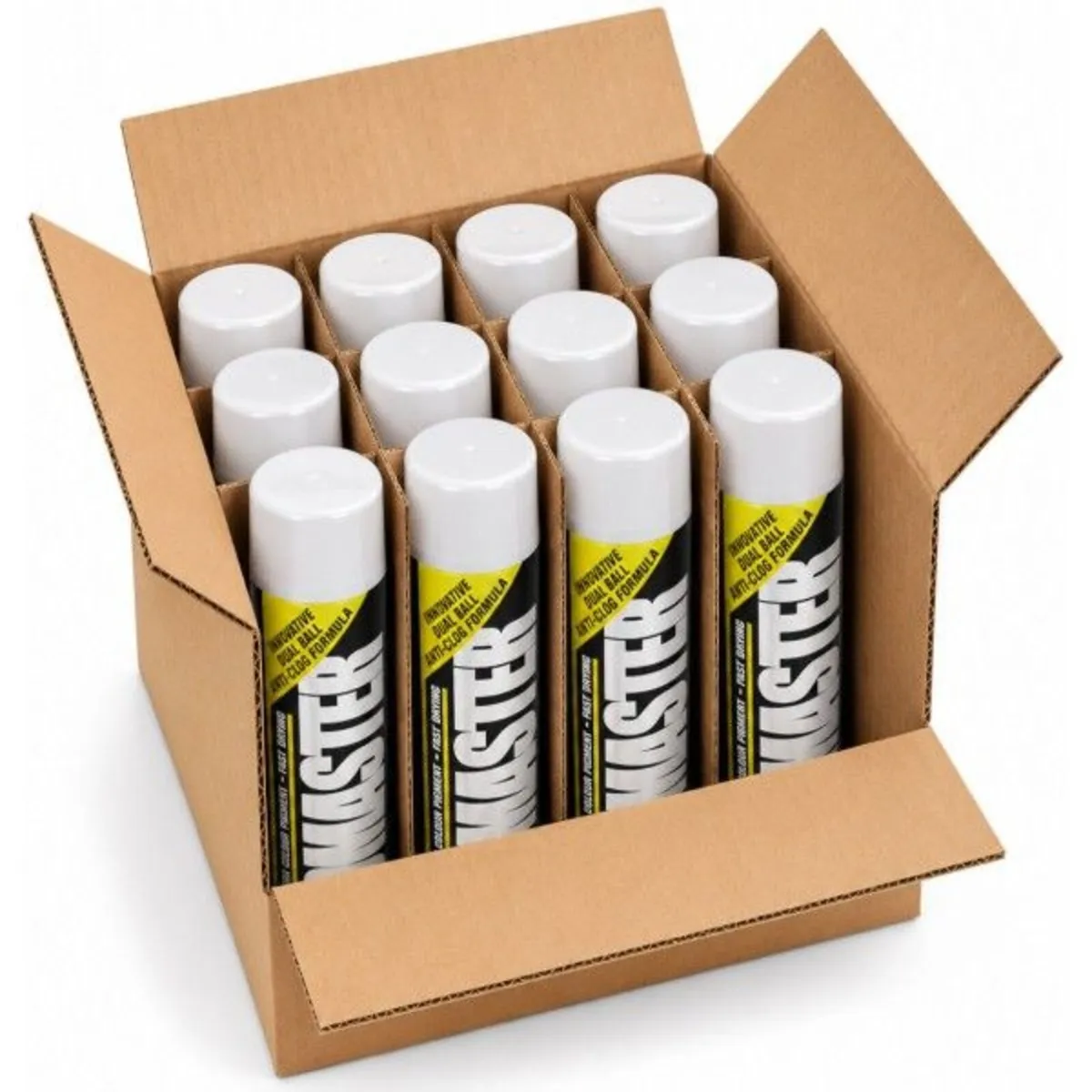 Line Marker Spray Paint White BOX OF 12 - Image 1
