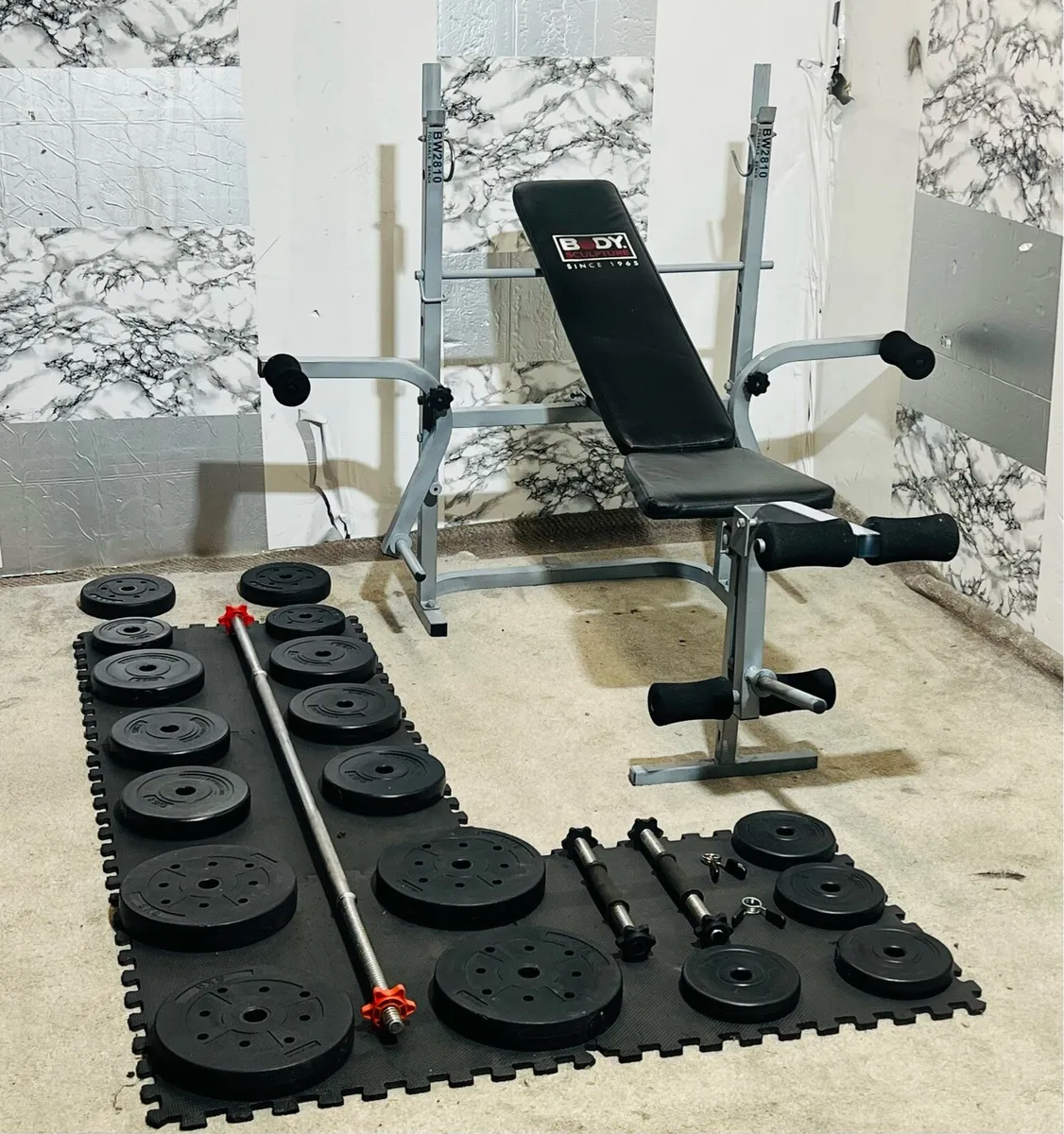 BODY SCULPTURE BENCH WEIGHTS BARBELL DUMBBELLS - Image 3