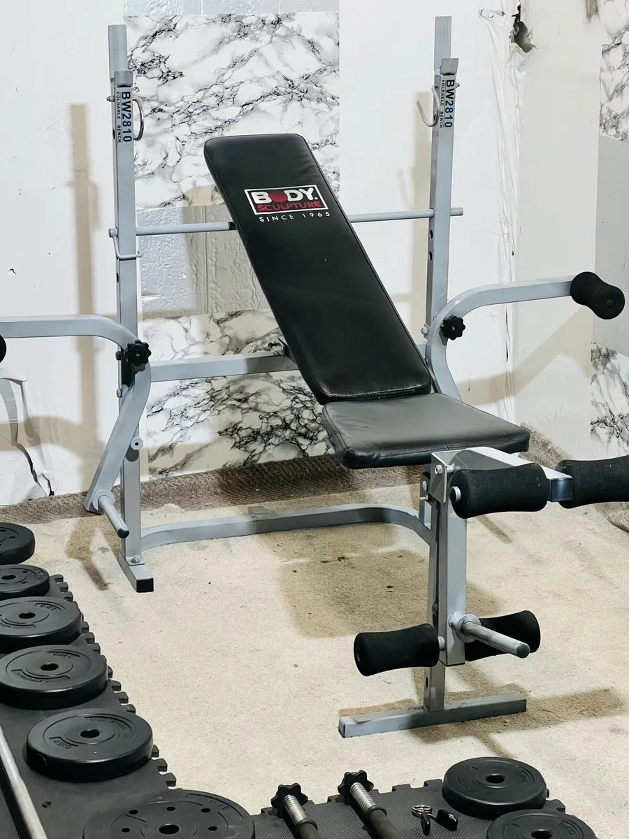 BODY SCULPTURE BENCH WEIGHTS BARBELL DUMBBELLS - Image 4