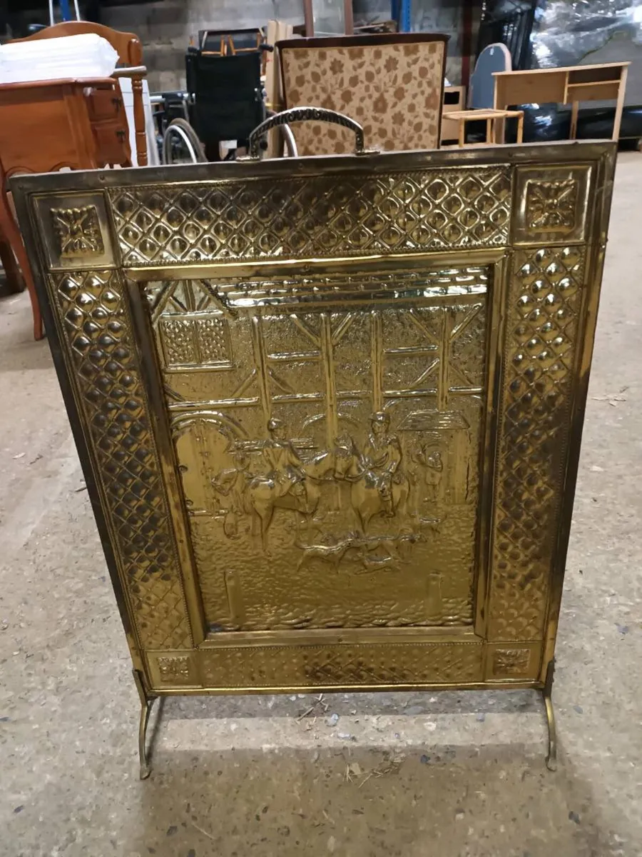 Brass Fire Screen