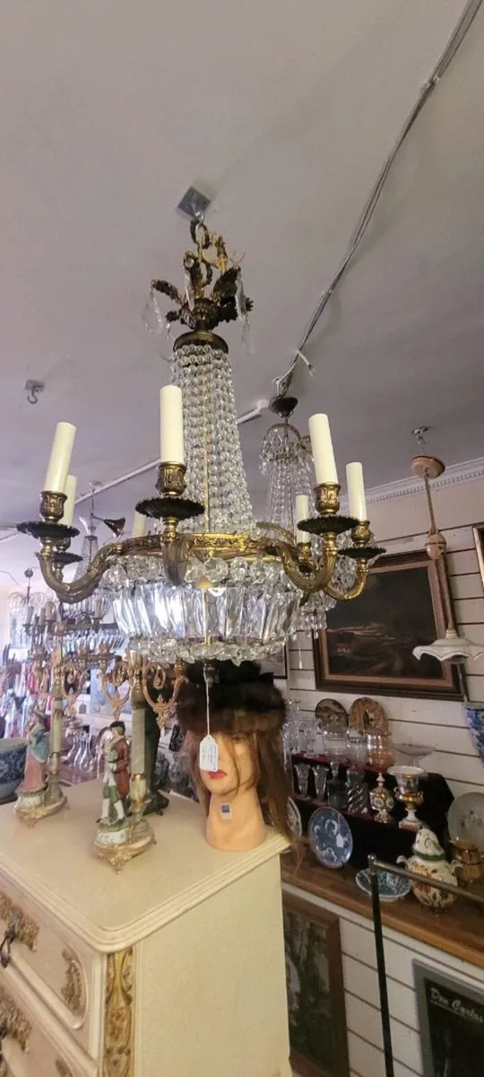 French crystal chandalier
