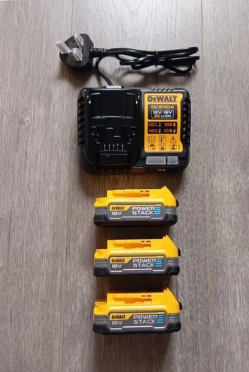 DeWalt Batteries & Charger (New)