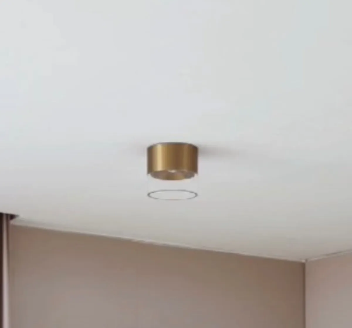 1 LED ceiling light Dalila, gold, 10 cm, aluminium - Image 2