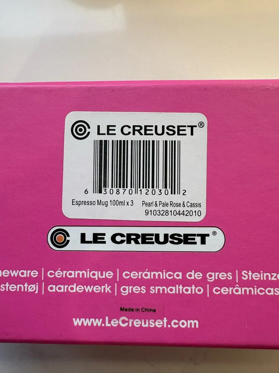 Le Creuset set of 3 espresso mugs - Image 3
