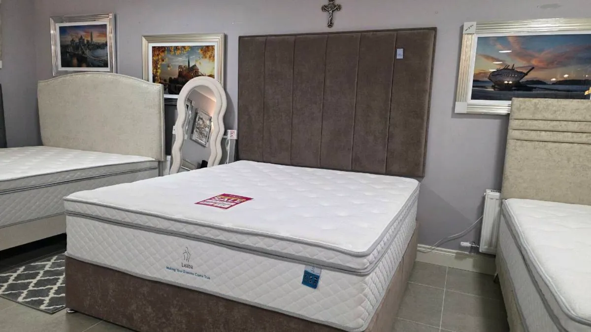 6ft Super King bed half price ♥️ Irish made ☘️ - Image 1