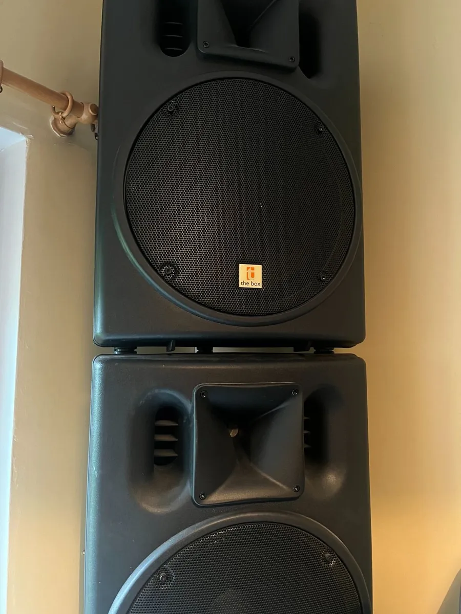 The Box PA502P Speakers (x2) with Stands + t.mix P - Image 2