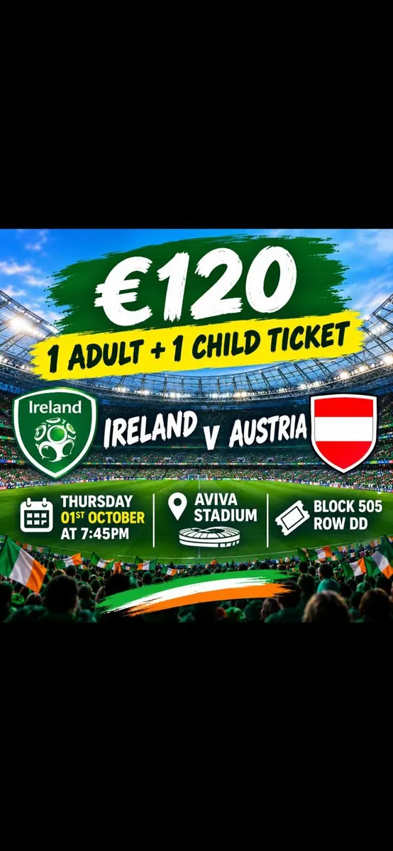 Ireland v Austria Tickets