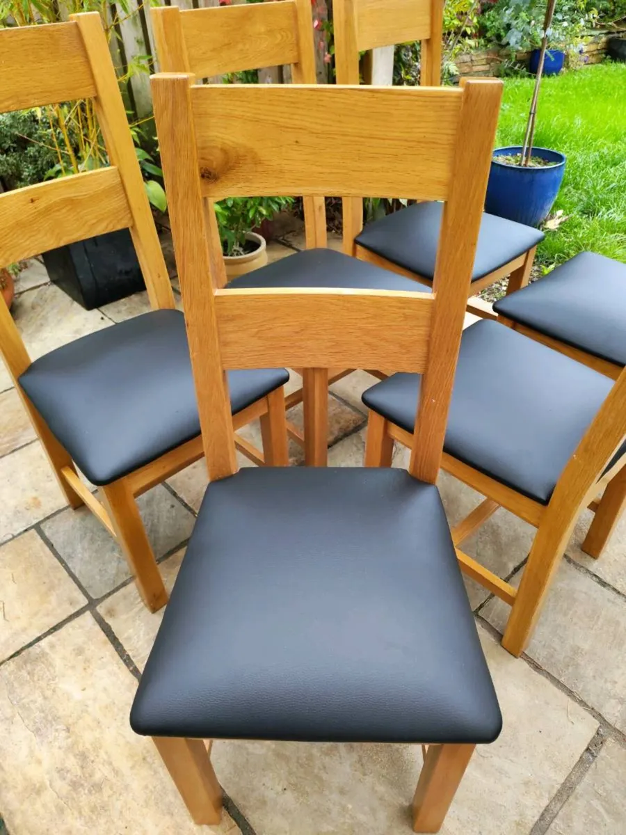 6 kitchen dining chairs - Image 4
