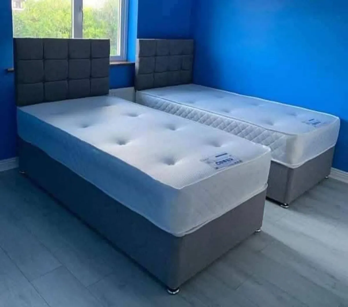 Single bed with mattress - Image 1