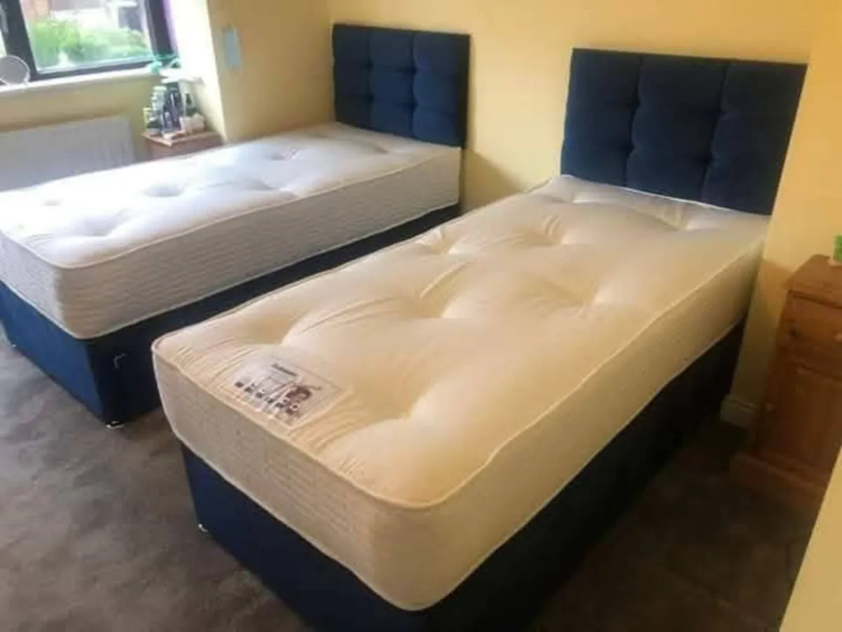Single bed with mattress - Image 2