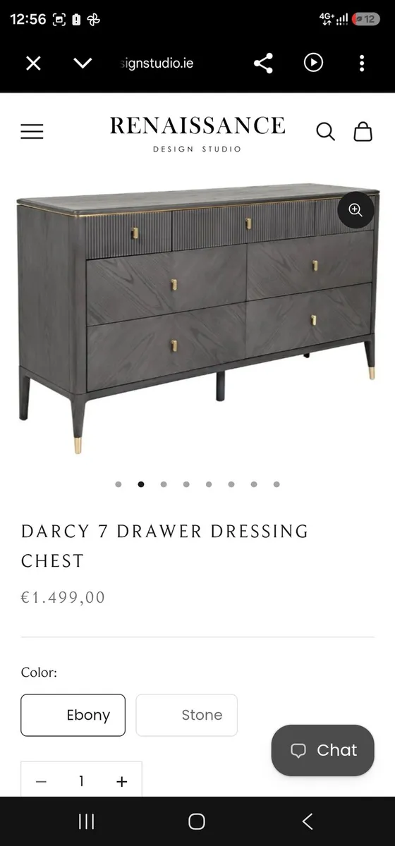 Renaissance - Darcy 7 drawer dressing chest. - Image 1