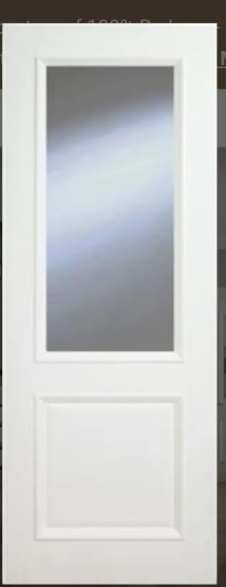 Monroe 2 Panel Bolection Clear Glazed Doors - Image 1