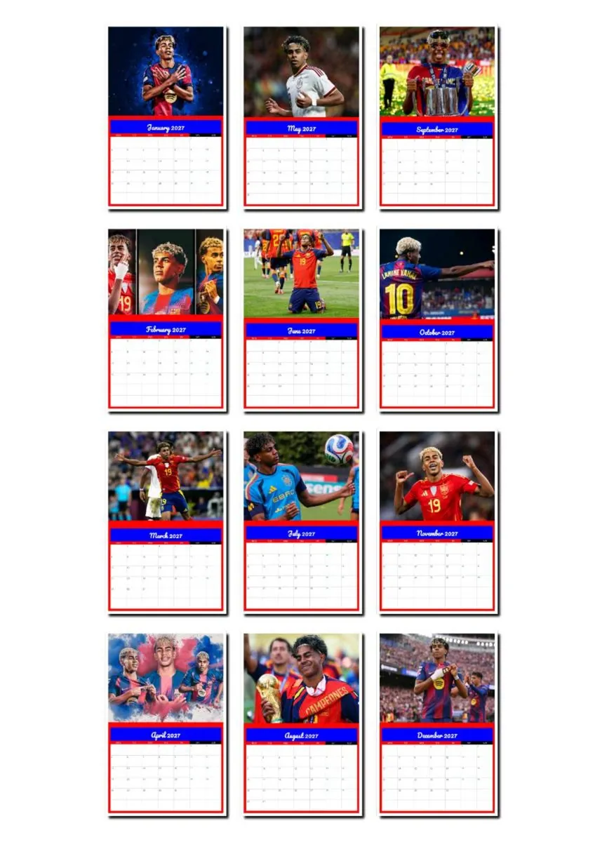 LAMINE YAMAL 2027 CALENDAR - Image 2