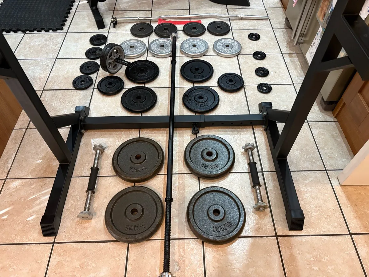 BEST GYM WEIGHTLIFTING COMPLETE GYM SET HERE!!! - Image 3