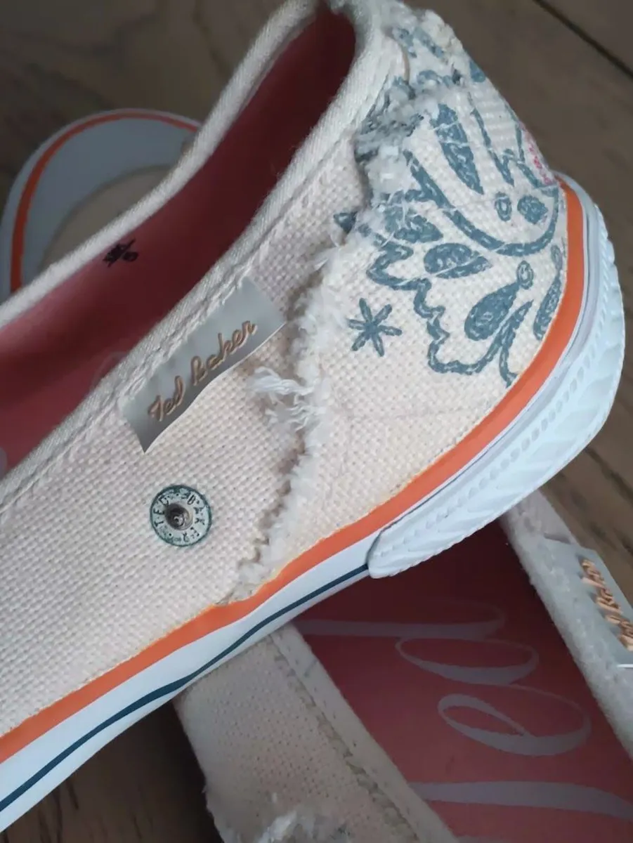 Ted Baker canvas slip-on shoes - Image 3