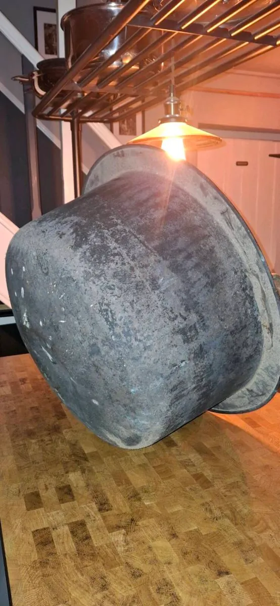 Antique Large Copper Vat - Image 4