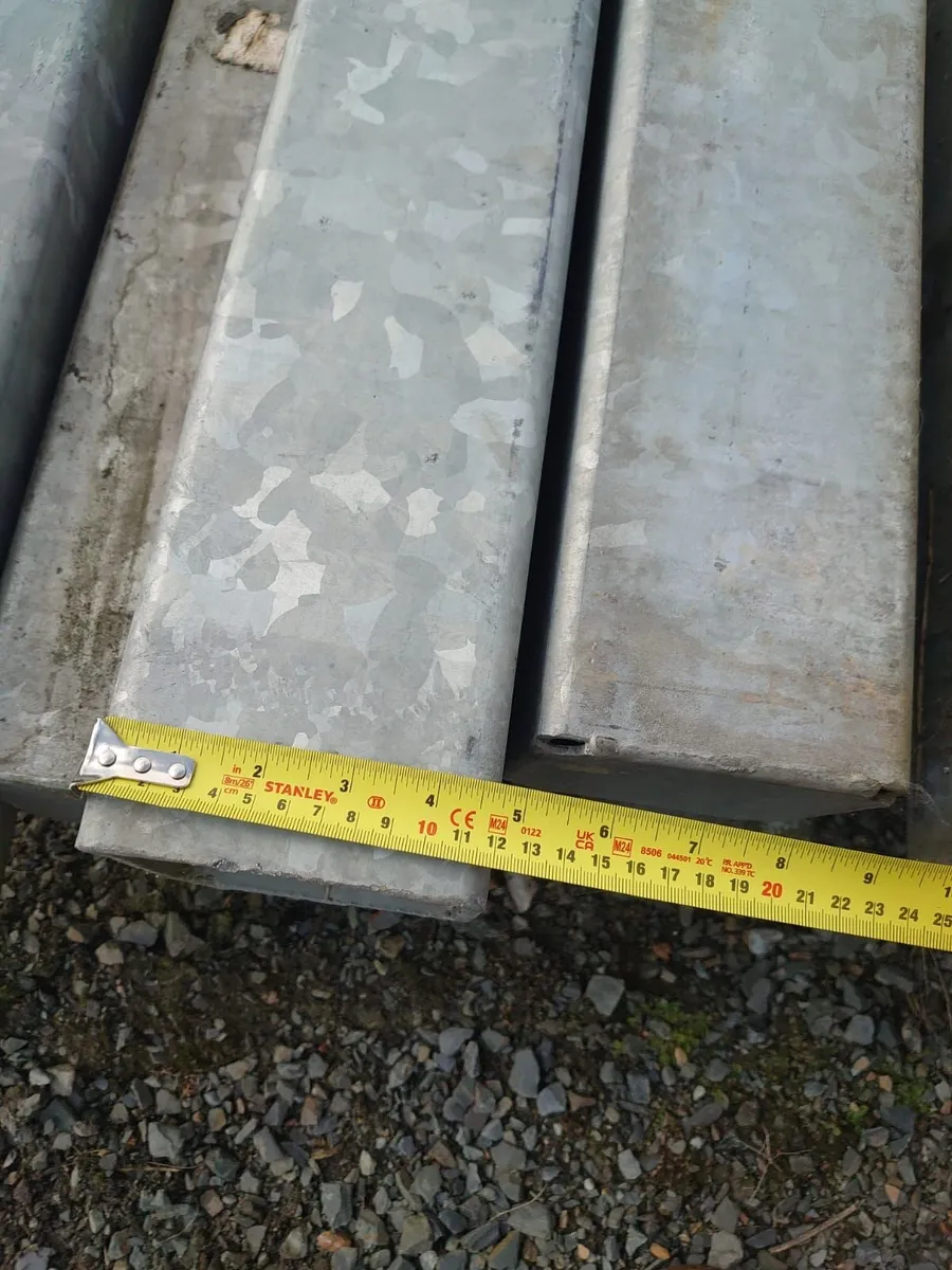 2 Galvanised Gate Posts +Galvanised Posts for Sale - Image 4