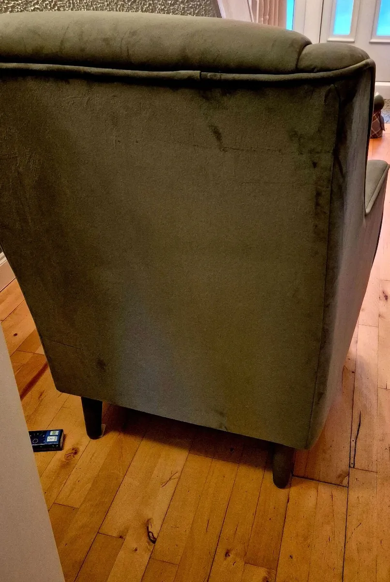 Forest green Armchair - Image 2