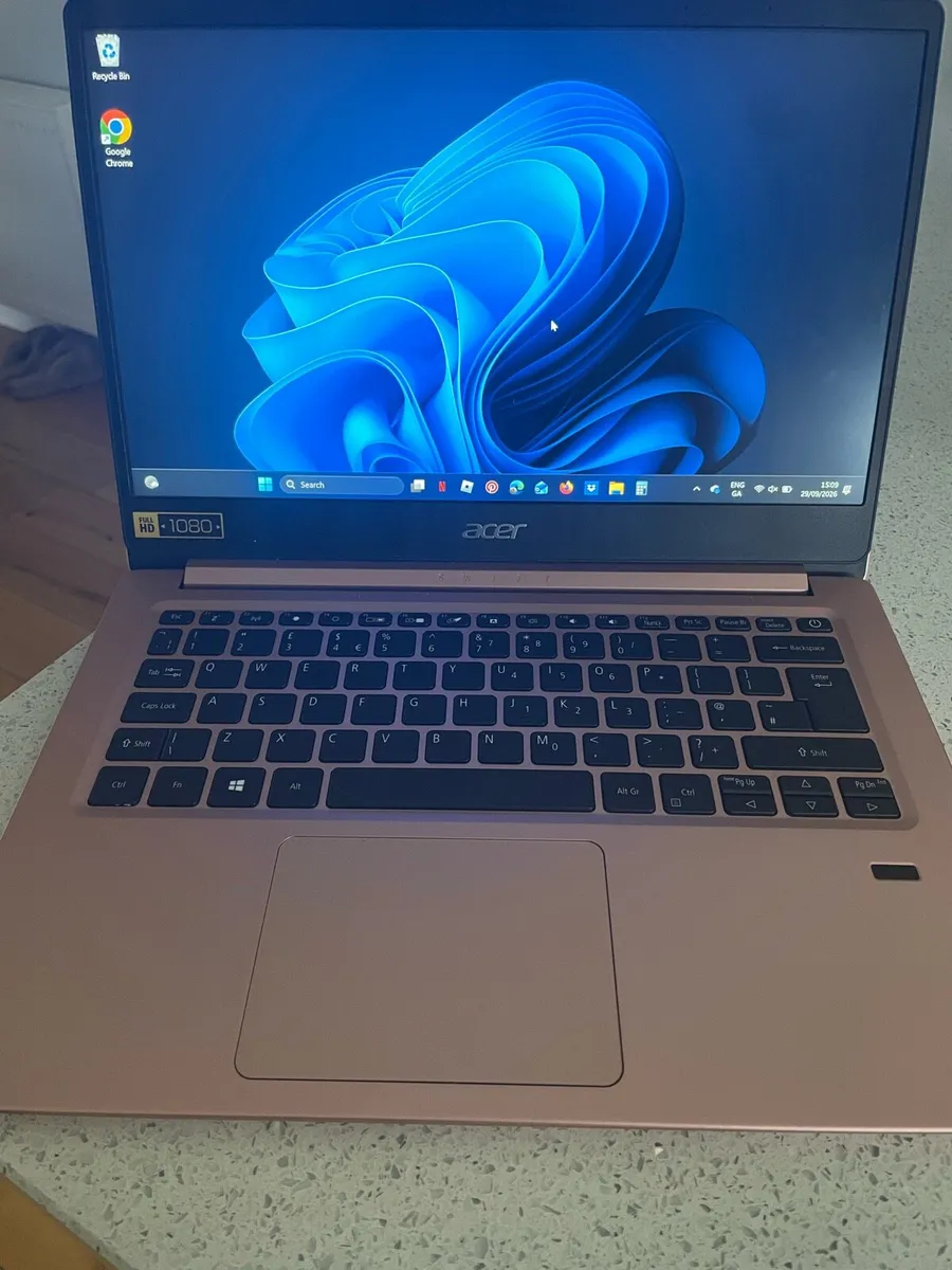 Acer Swift1 Pen 14” Laptop (Rose Gold) - Image 1