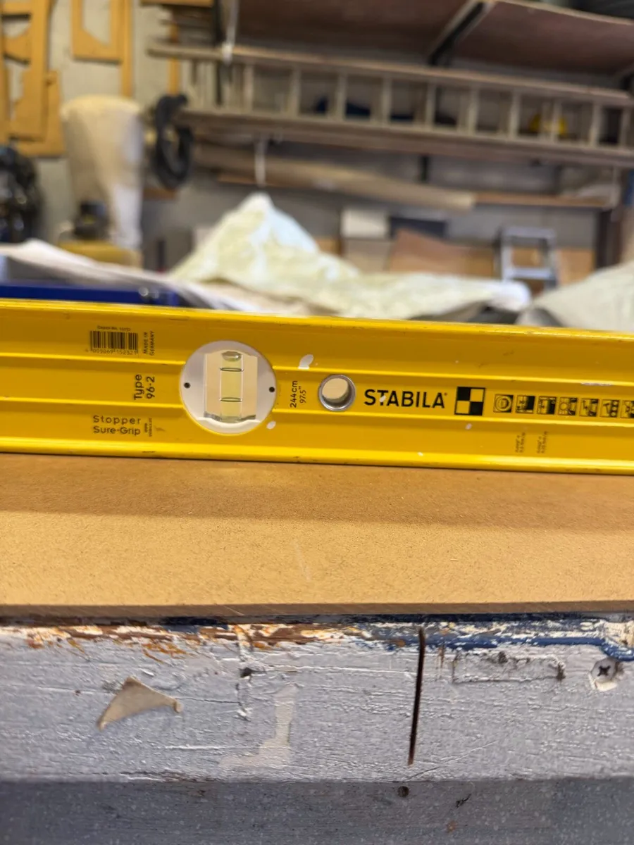 Heavy duty stabila 244cm / 97.5’’ level - Image 1
