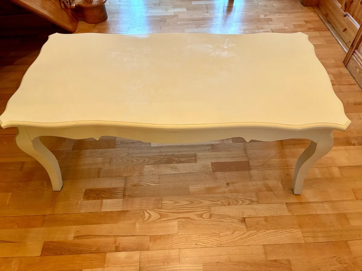 Cream Coffee Table - Image 1