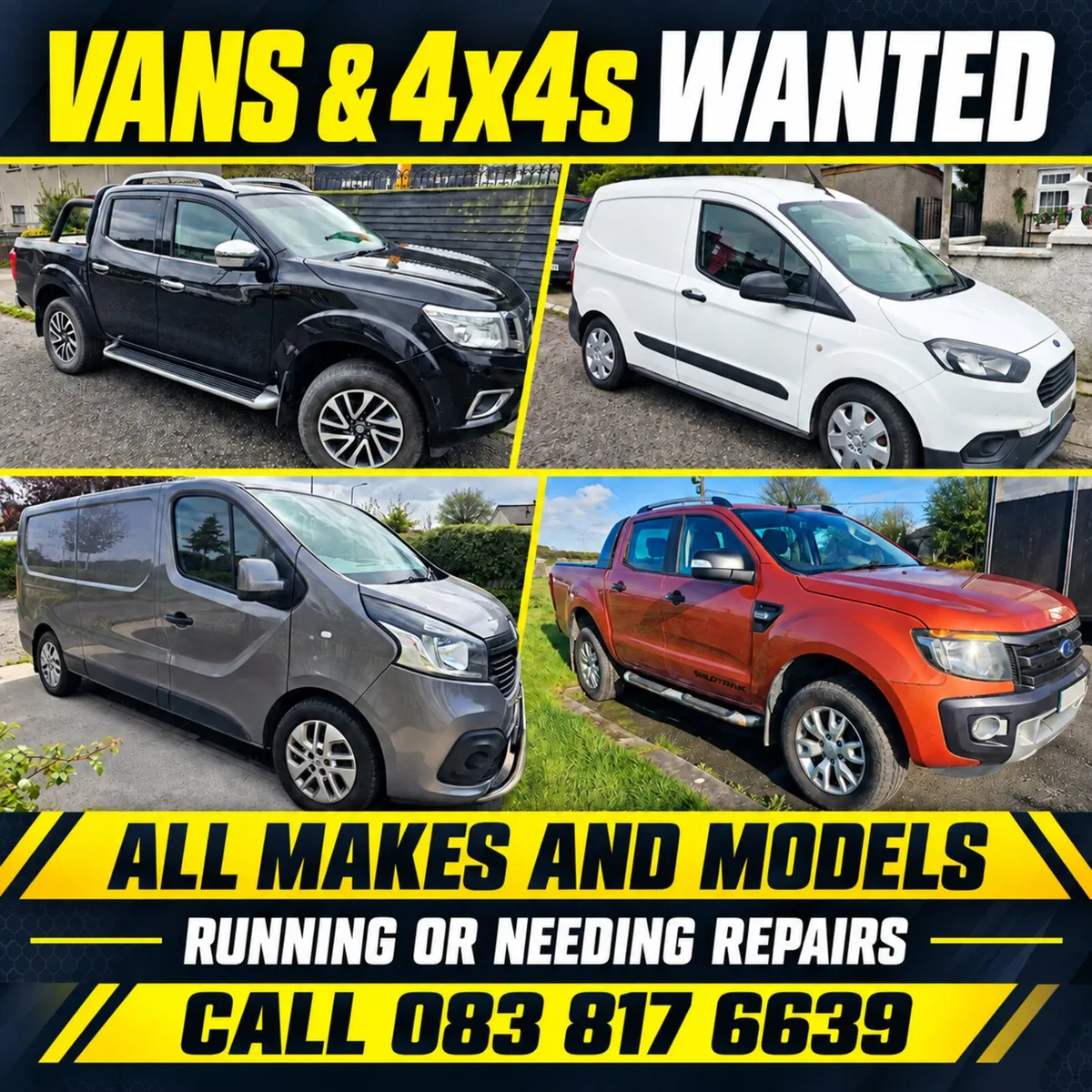 VANS & 4x4s BOUGHT - Image 1