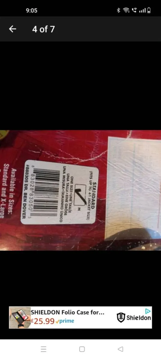 Dr Ben adult costume size medium new in packaging - Image 4