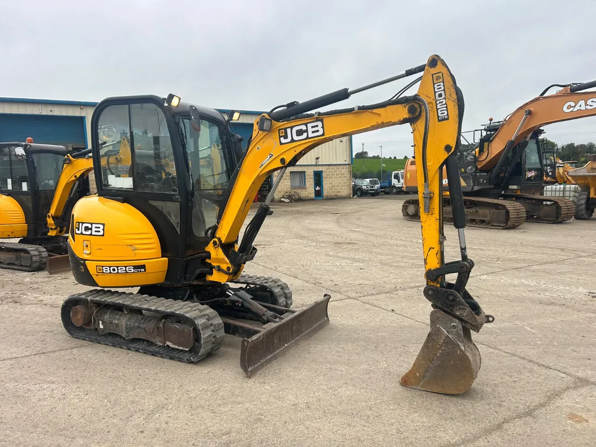 2019 JCB 8026 Only 1972 HRs - MULLANS - Image 1