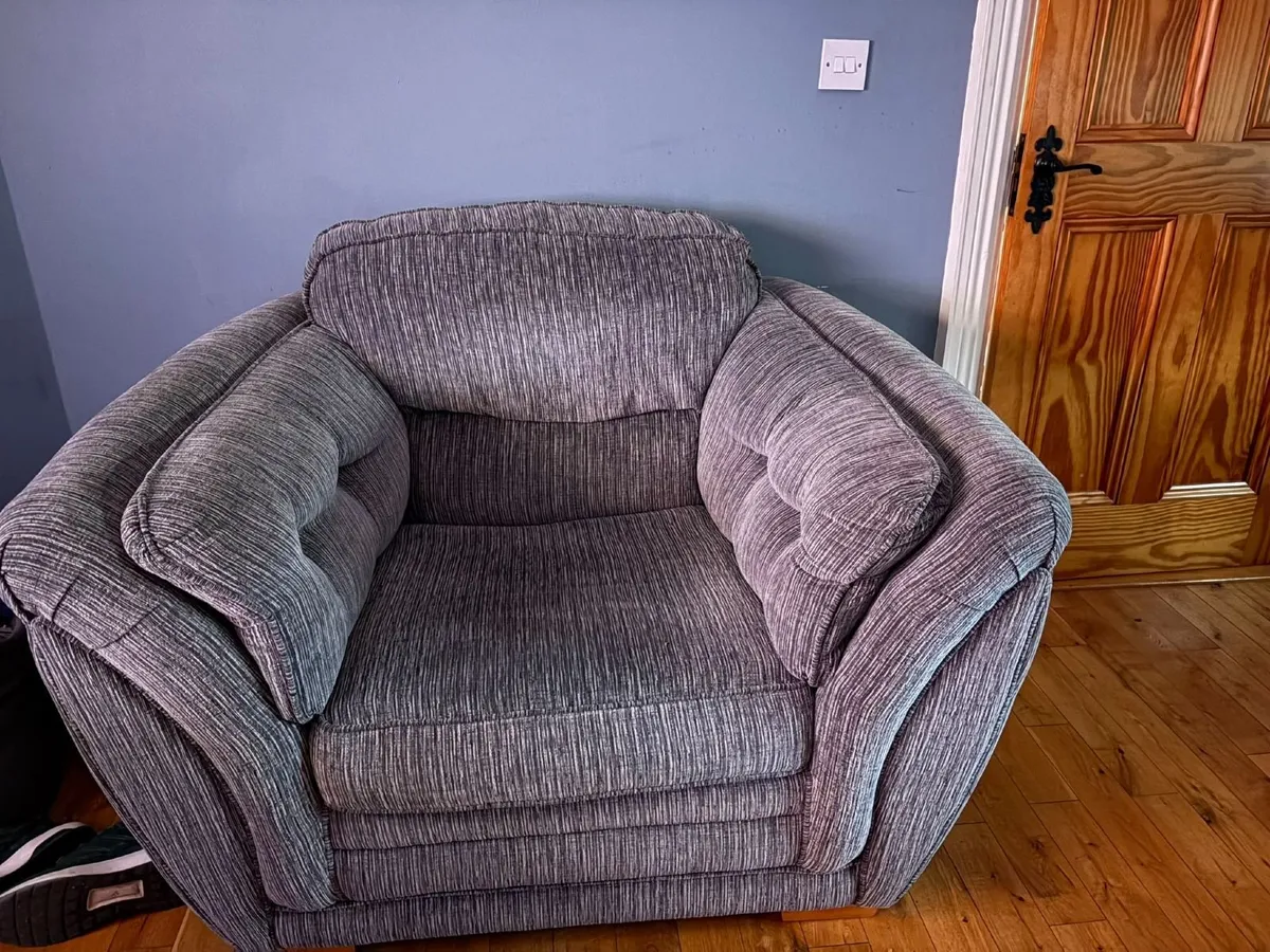 Lovely Sofa and Matching Armchair For Sale - Image 2