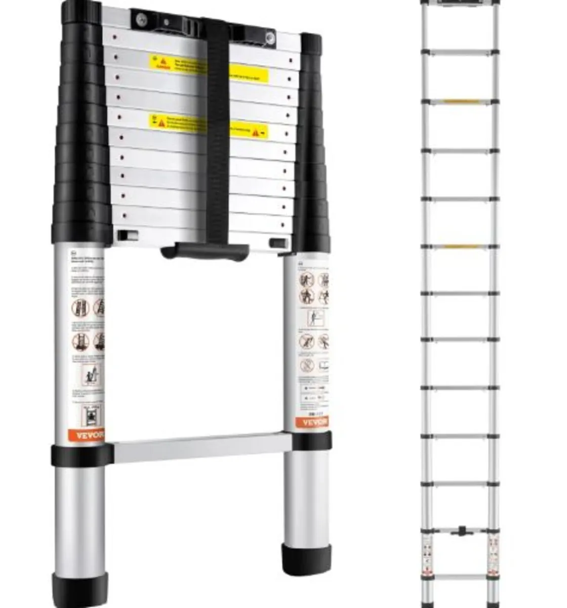 Telescoping Ladder Aluminum Extension Step 381 cm - Image 1
