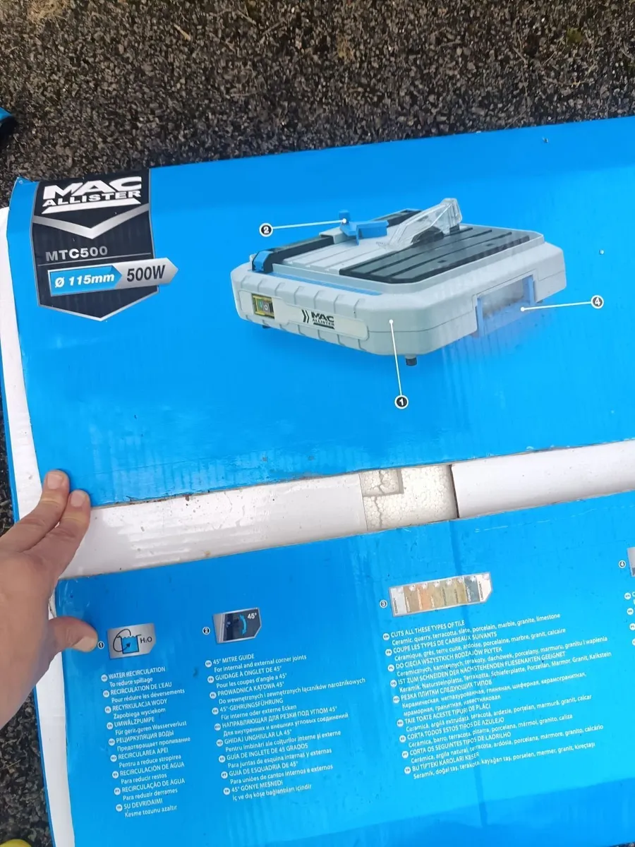 Electric wet tile cutter - Image 1
