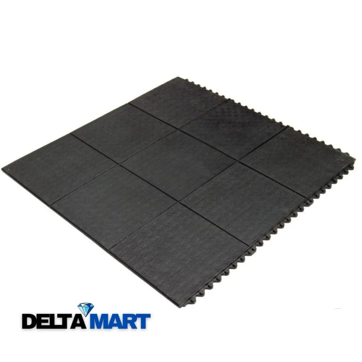 3ft x 3ft x 16mm Heavy Duty Plain Rubber Mat - Image 1