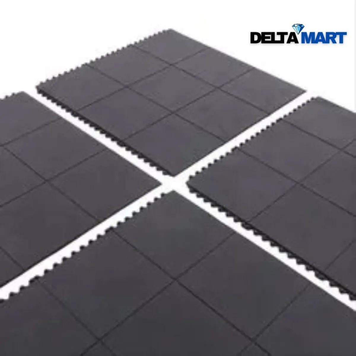 3ft x 3ft x 16mm Heavy Duty Plain Rubber Mat - Image 2
