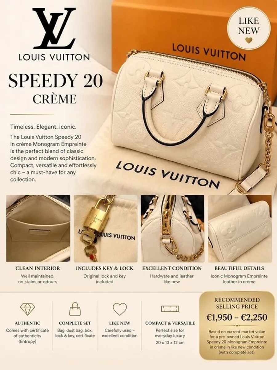 Louis Vuitton Speedy 20 - Image 1