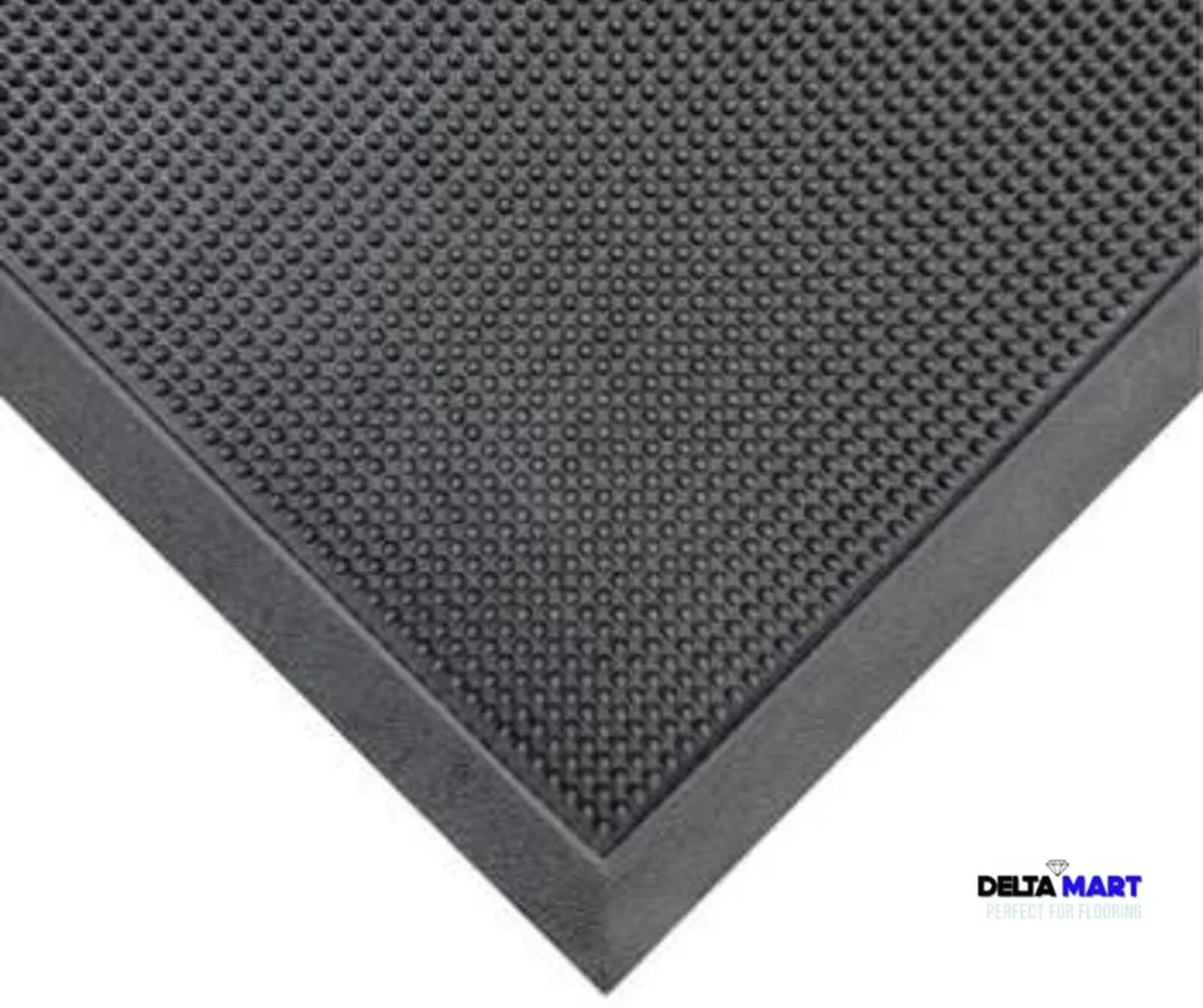 5ft x 3ft Heavy Duty Pin Design Rubber Mat - Image 2