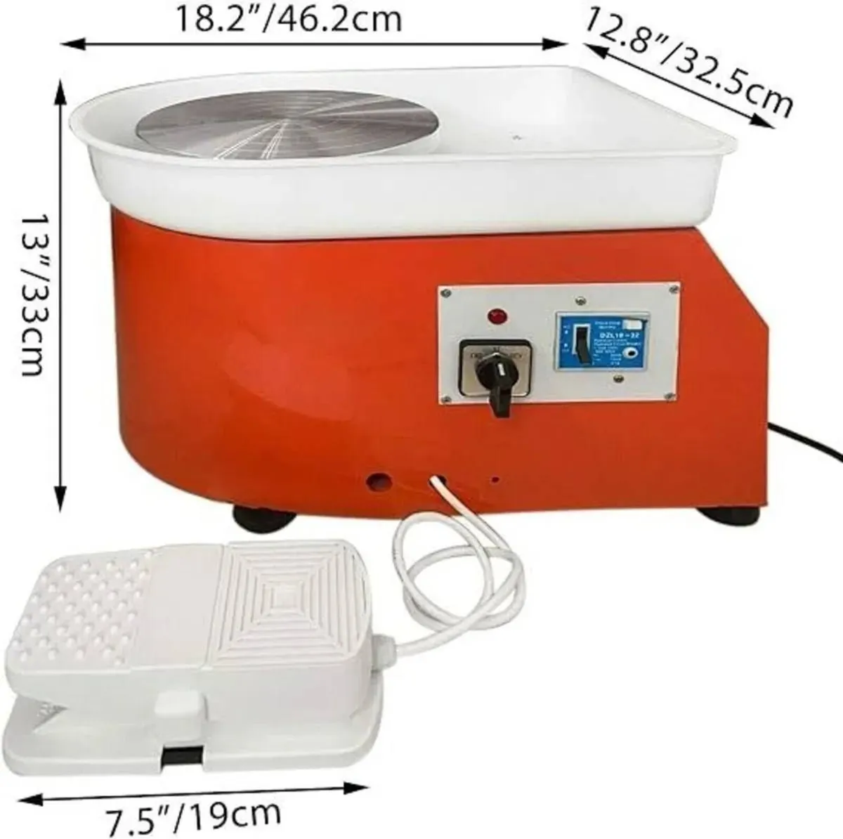 Electric Clay Pottery Wheel 350W Ceramic Machine - Image 2