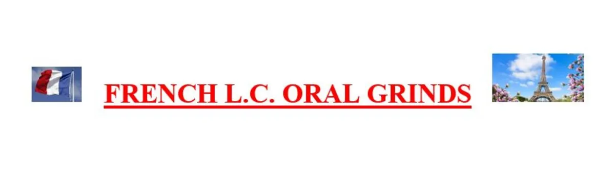 French Leaving Cert Oral Grinds Online