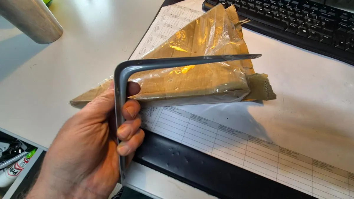 Pack of Steel Shelf Brackets