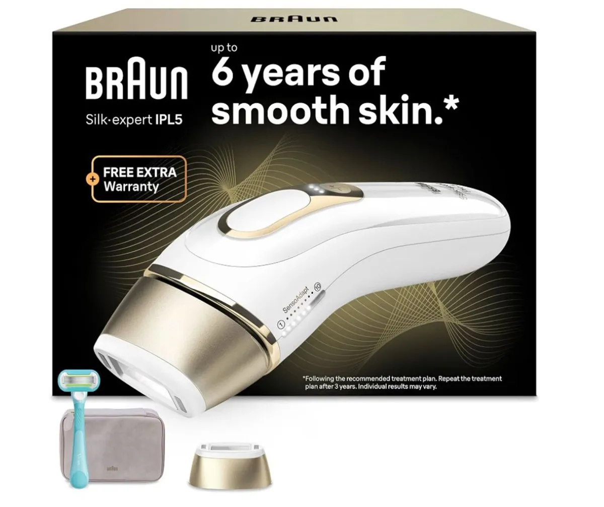 Braun IPL Silk-Expert Pro 5, at Home Hair Removal