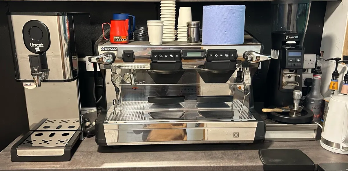 Complete Rancilio Commercial Coffee Setup