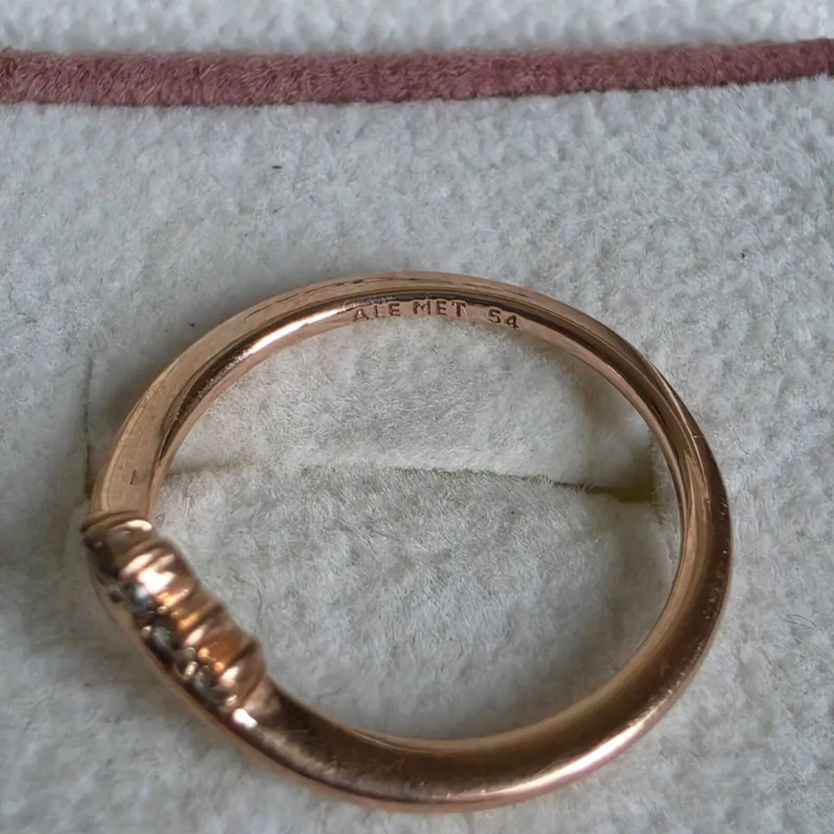 Pandora Tiara wishbone cubic zirconia rose gold - Image 4