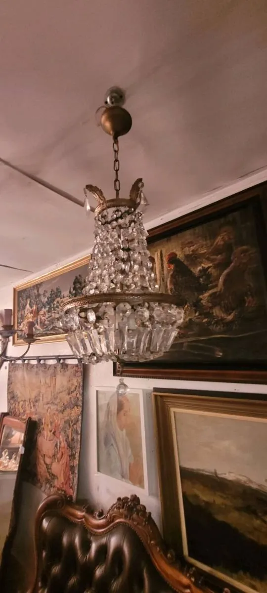 French crystal chandalier