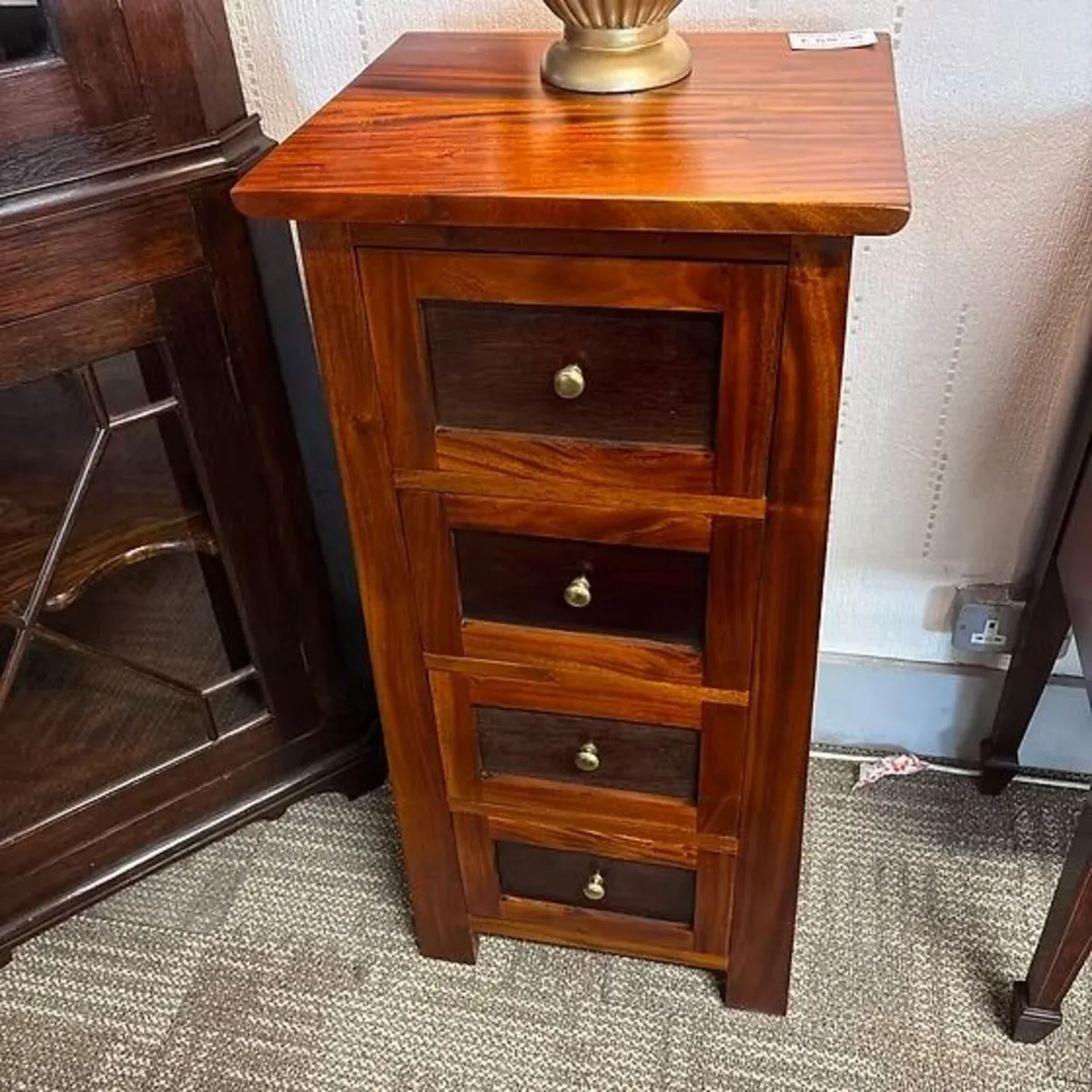 Solid tall four-drawer chest tall boy - Image 2