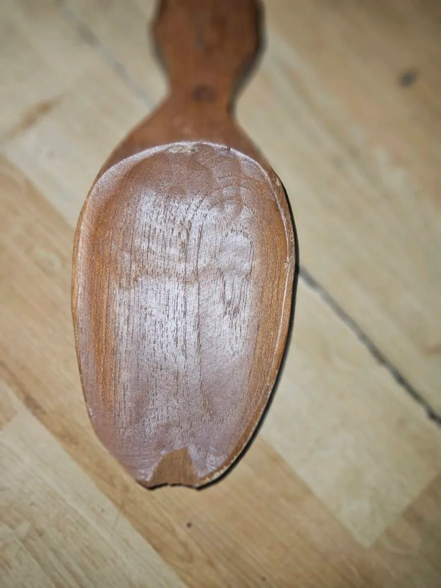 Large Wooden Spoon and Fork - Image 2