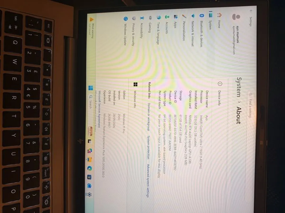 Hp Zbook Firefly G11 14" Ultra 7 32gb 1tb Rtx A500 - Image 4