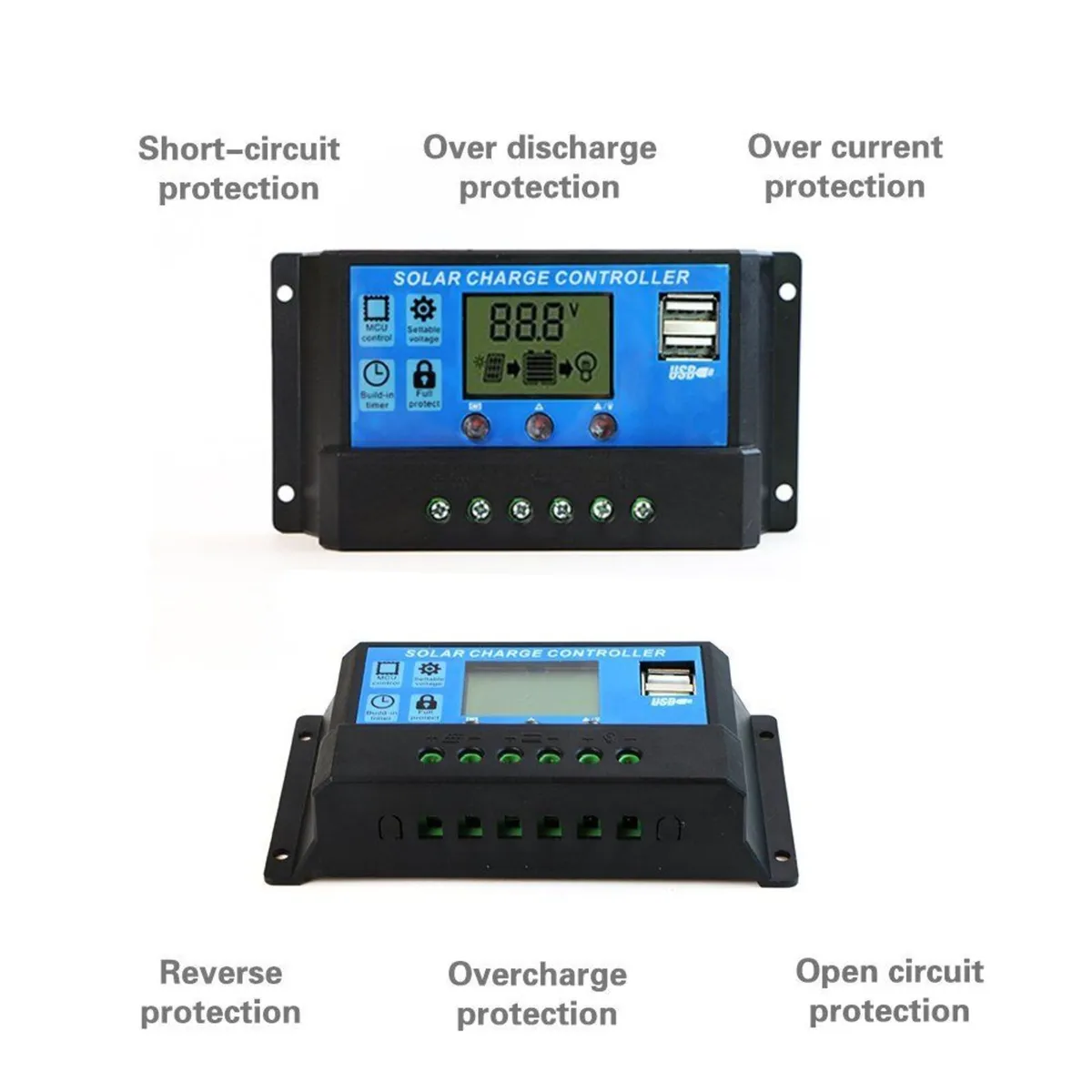Solar Charge Controller 12V/24V 30A for boat Solar - Image 3