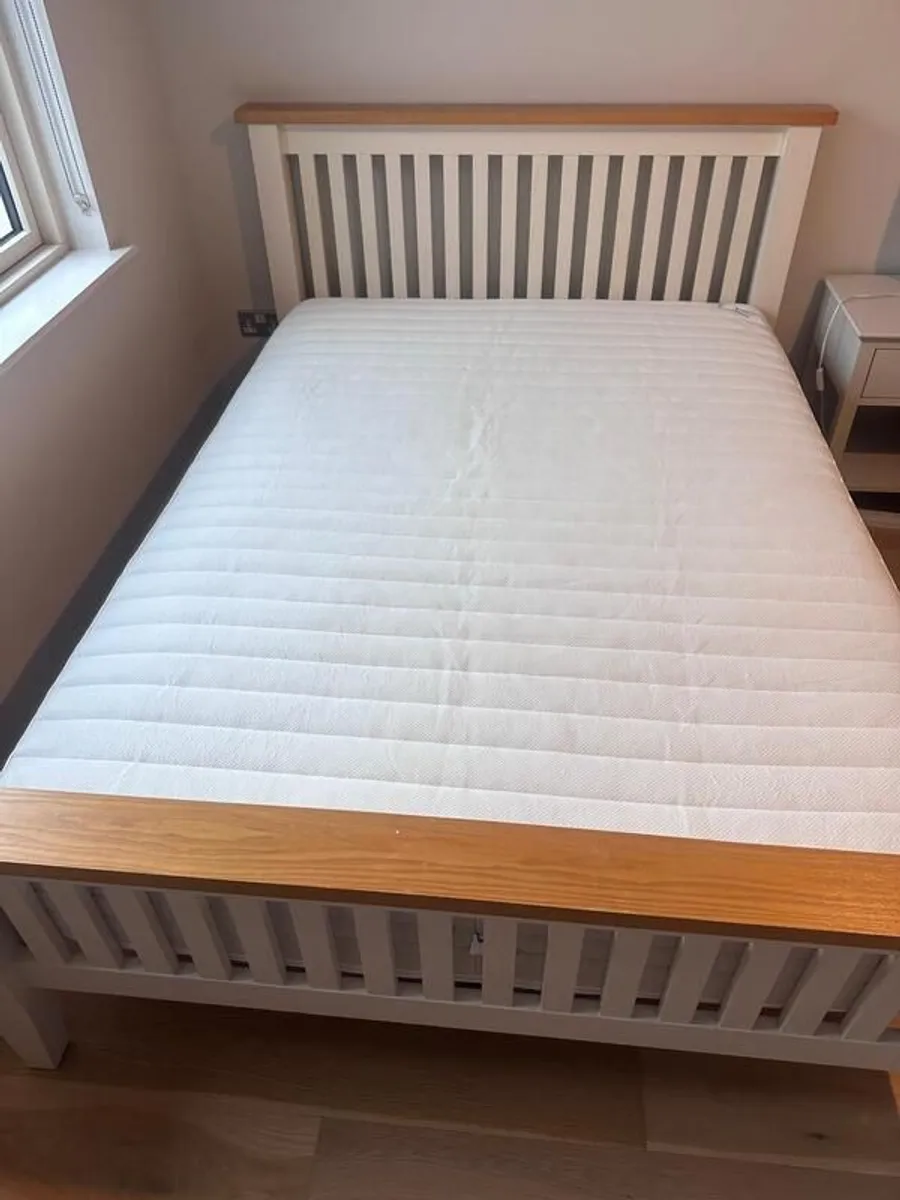 Double Bed Frame with Mattress - Image 3