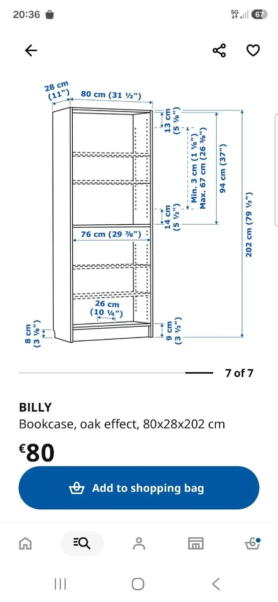 Ikea Billy Bookcase - Image 4