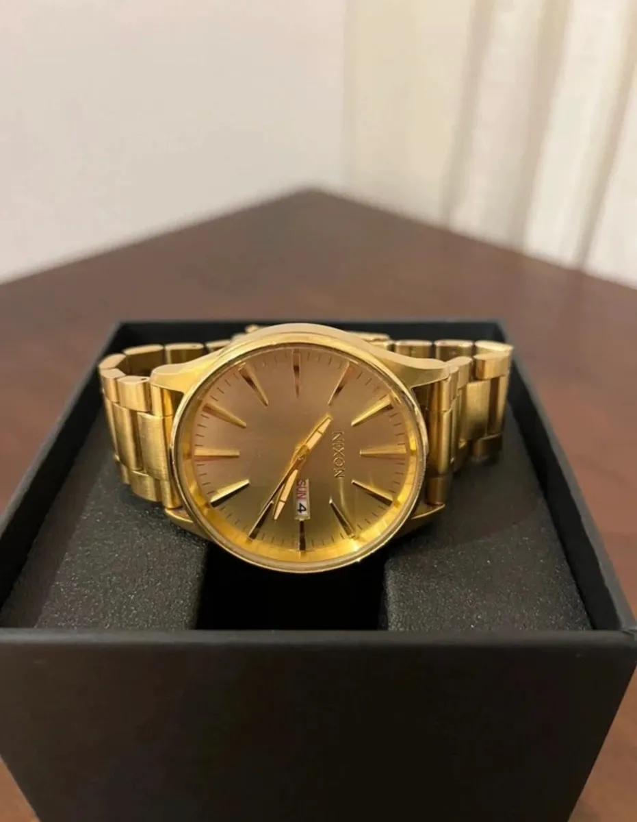 Nixon Sentry SS Gold Watch - Image 2
